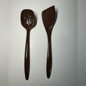 Hutzler Rosti Dr Oetker Mepal Melamine Denmark Kitchen Utensils Cocoa Brown-2 Pc